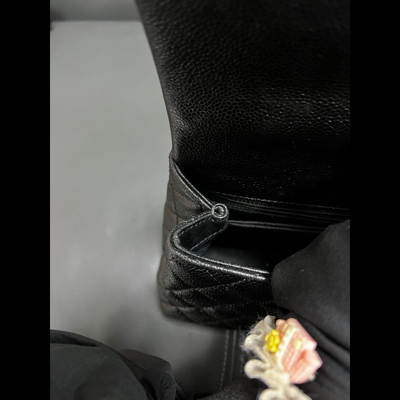 Chanel coco handle so black 小號-12