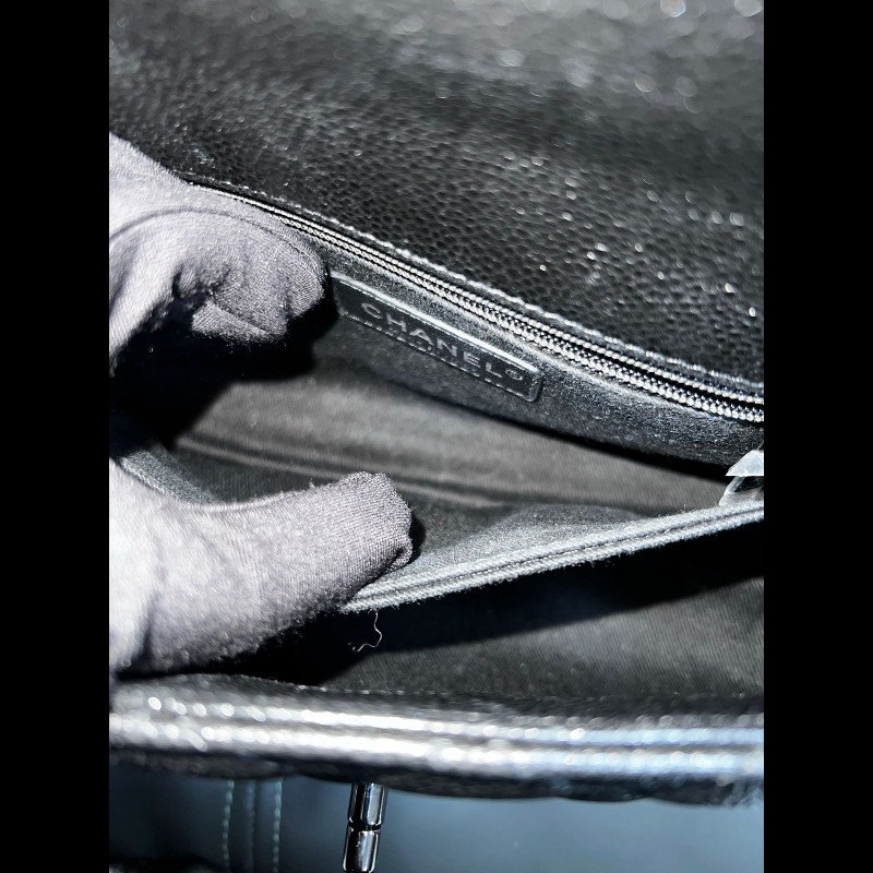 Chanel coco handle so black 小號-17