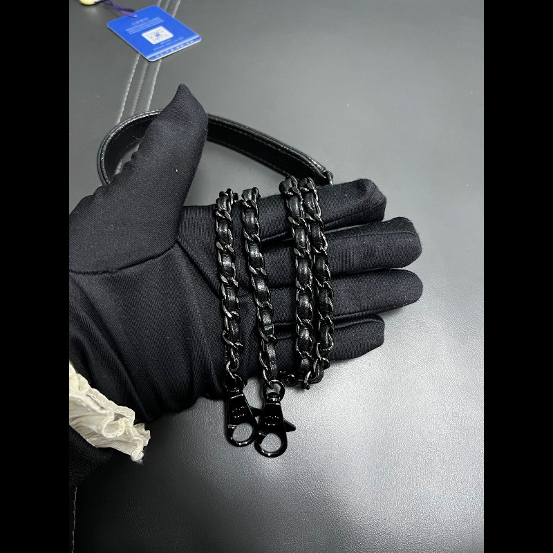 Chanel coco handle so black 小號-19
