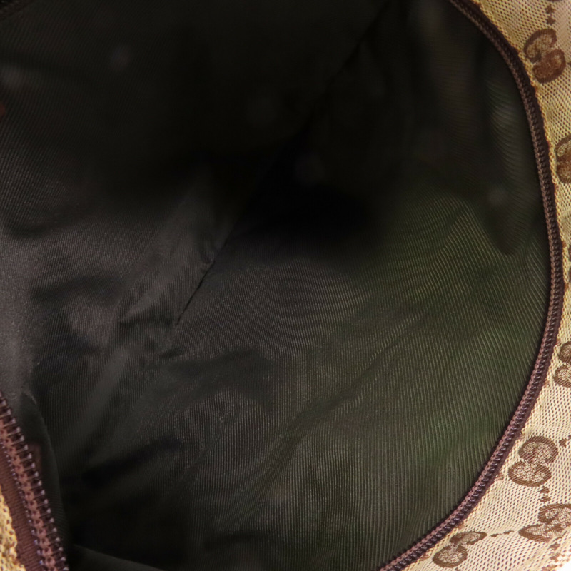 GUCCI 帆布Shoulder Bag銀扣肩背袋-11