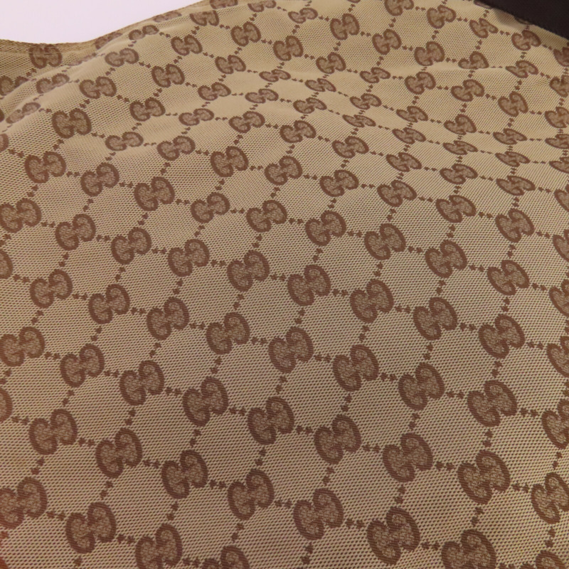 GUCCI 帆布Shoulder Bag銀扣肩背袋-14