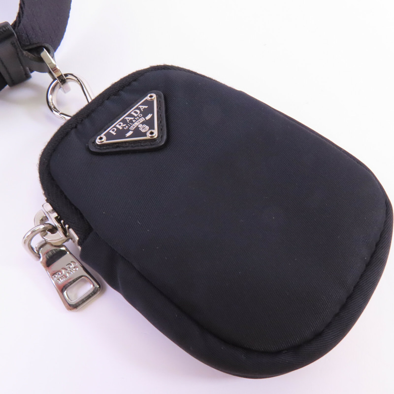 PRADA 尼龍Padded Re Nylon銀扣肩背袋-13