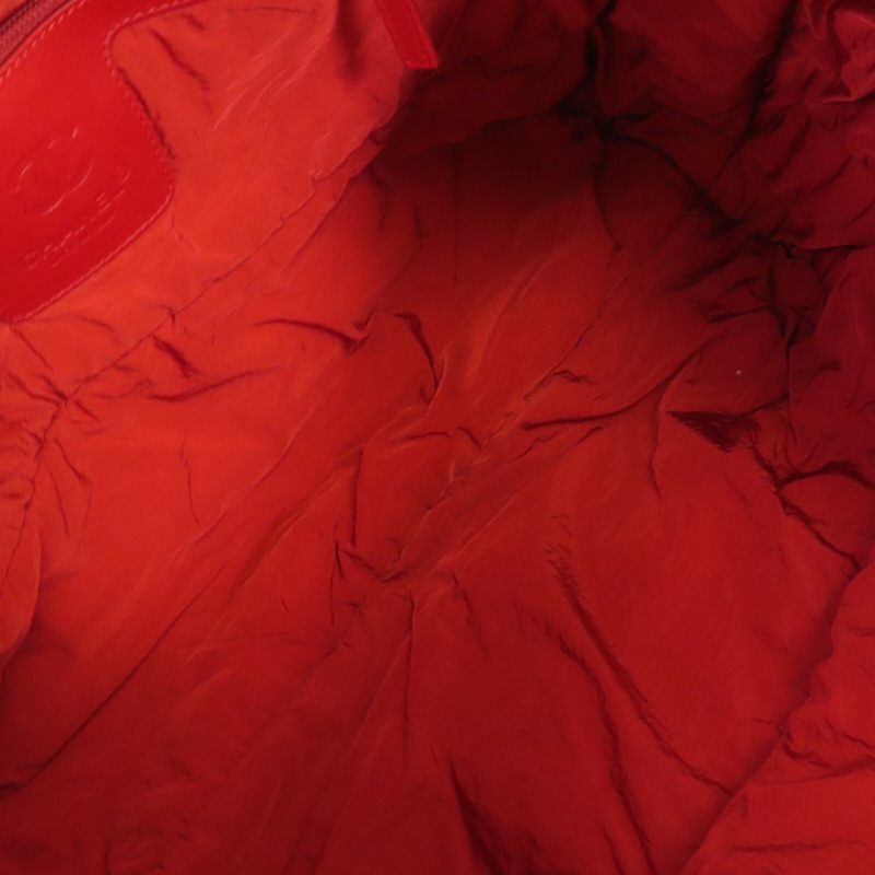 CHANEL 尼龍Coco Cocoon銀扣肩背袋-14