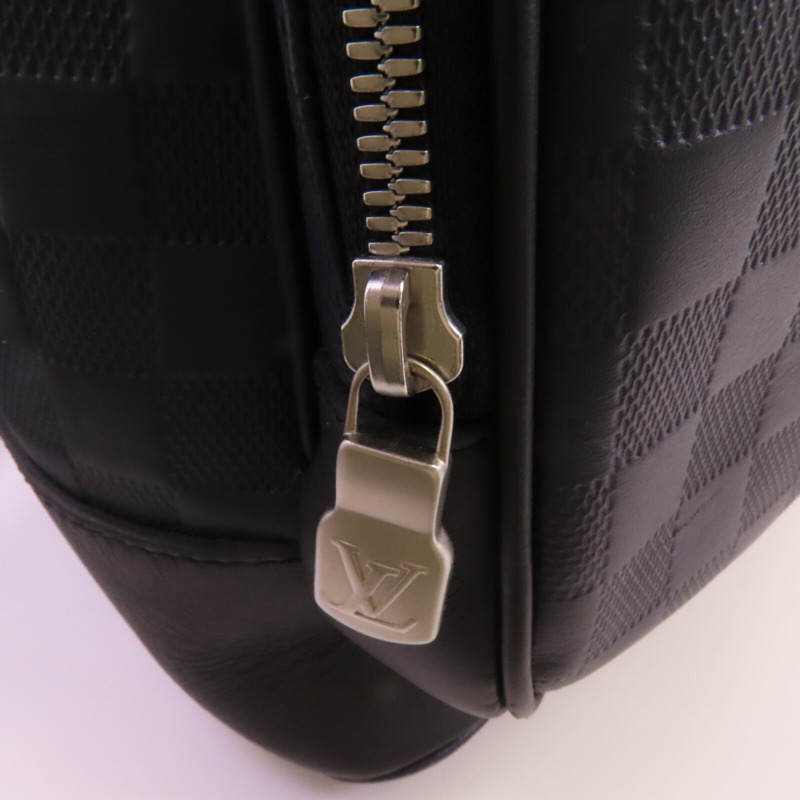 LOUIS VUITTON Damier Infini  Astral Backpack銀扣背包-9