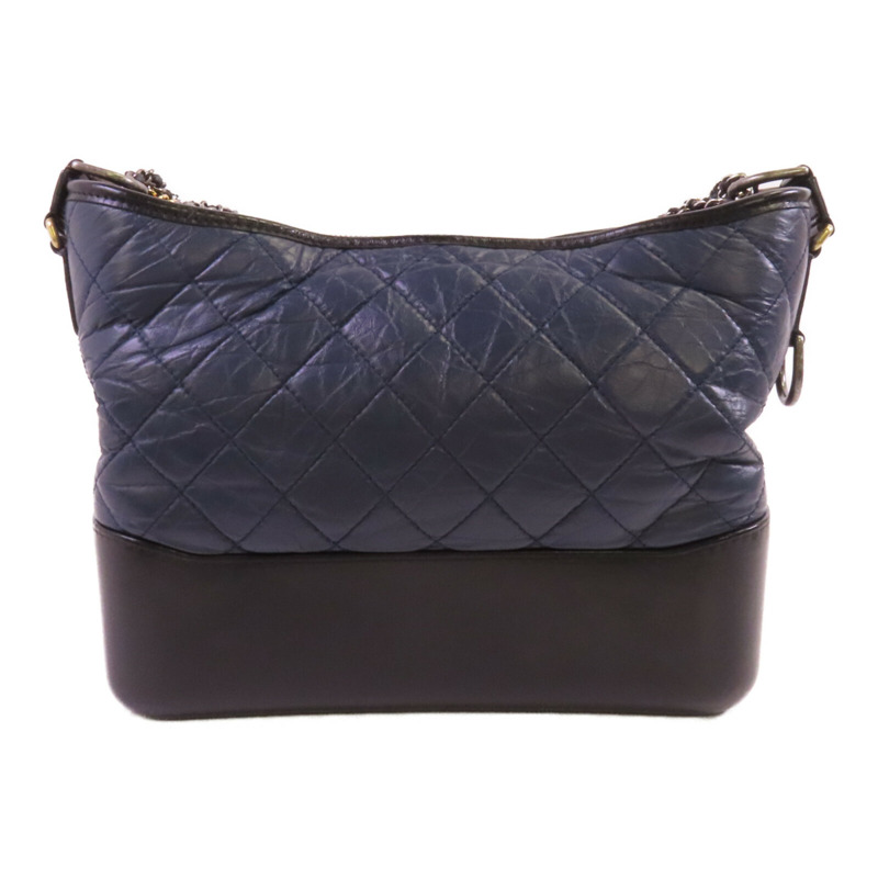 CHANEL 牛皮皮革Gabrielle Medium銀扣鏈帶肩背袋-1