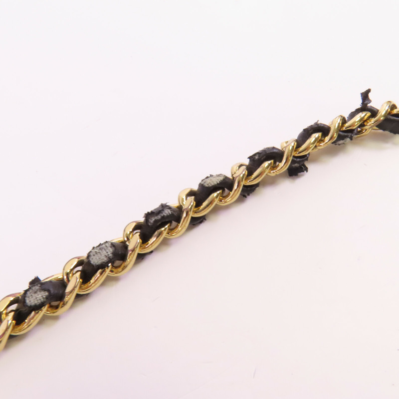 CHANEL 牛皮皮革Gabrielle Medium銀扣鏈帶肩背袋-12