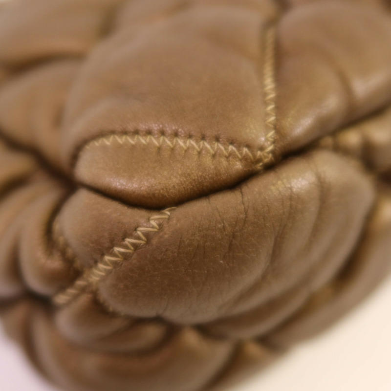 CHANEL 牛皮皮革Chain Shoulder Bag金扣鏈帶肩背袋-5