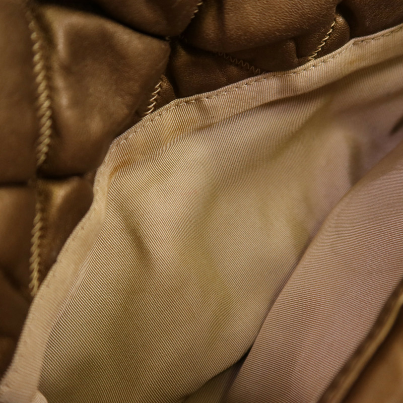 CHANEL 牛皮皮革Chain Shoulder Bag金扣鏈帶肩背袋-18