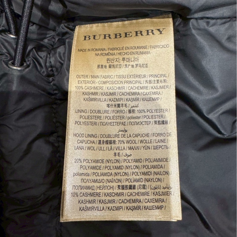 Burberry全新喀什米爾羽絨外套-6