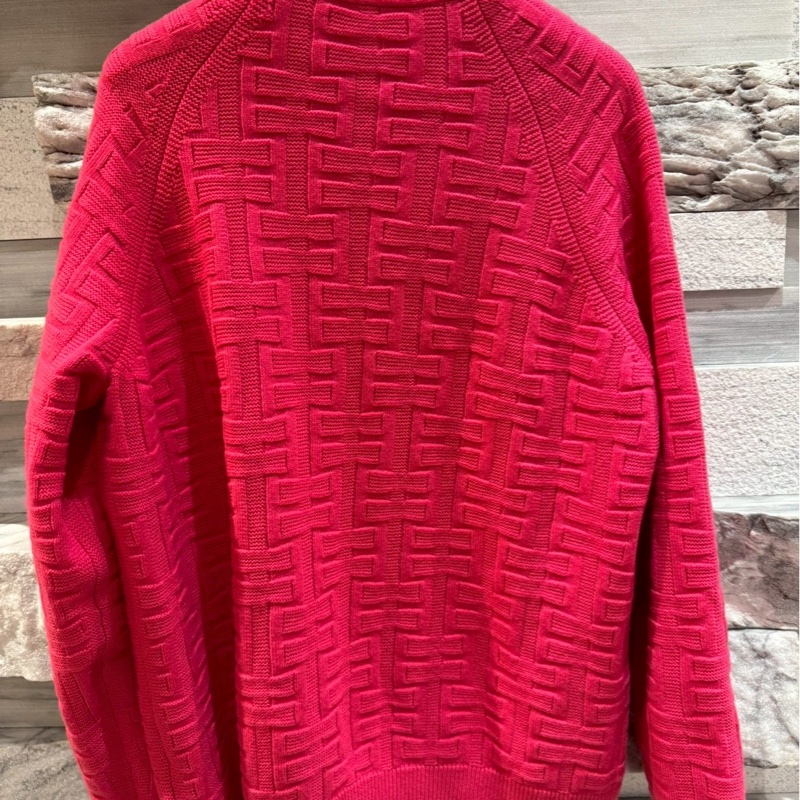 Hermès H Voyage 立體針織開襟外套(Virgin Wool)-1