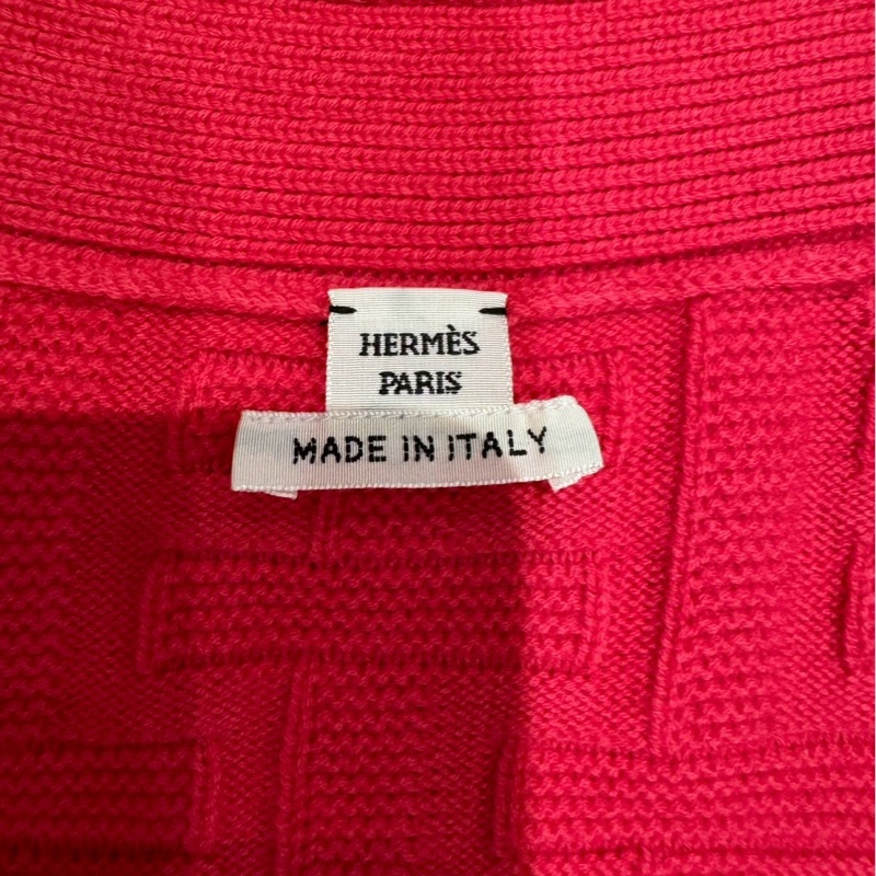 Hermès H Voyage 立體針織開襟外套(Virgin Wool)-3