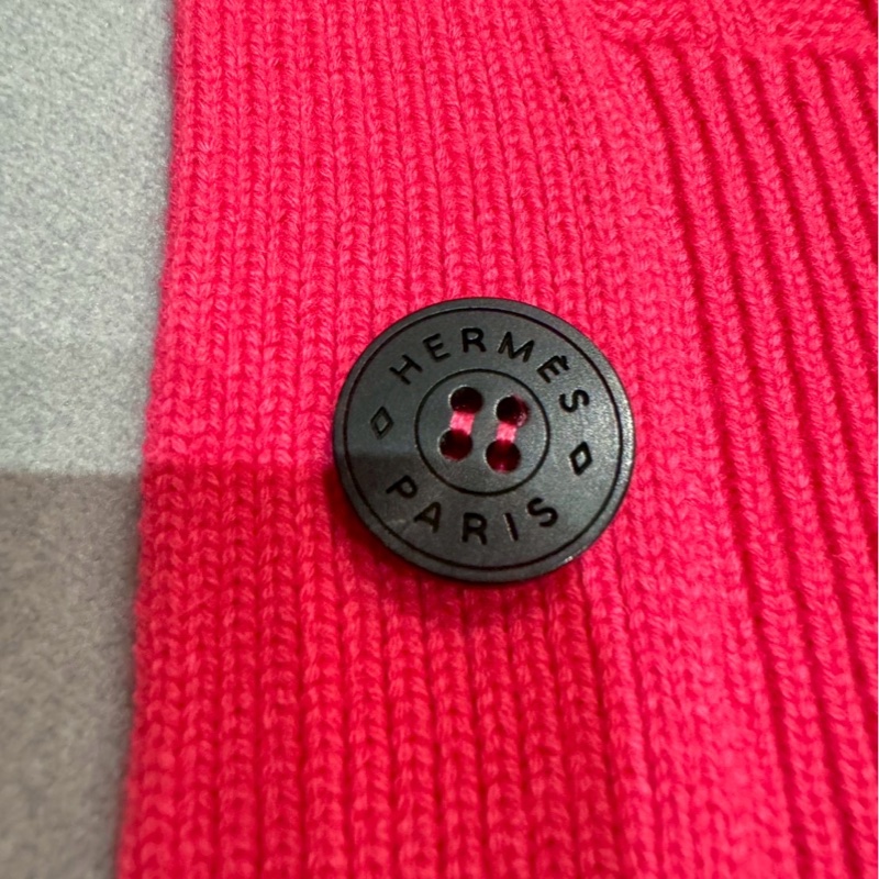 Hermès H Voyage 立體針織開襟外套(Virgin Wool)-4