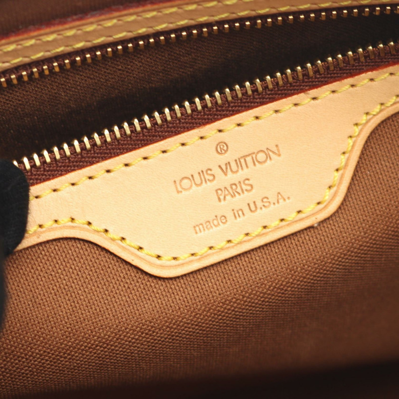 路易威登 Cabas 鋼琴肩背包 M51148 Monogram 皮革棕色二手女士-3