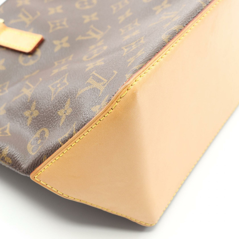 路易威登 Cabas 鋼琴肩背包 M51148 Monogram 皮革棕色二手女士-6