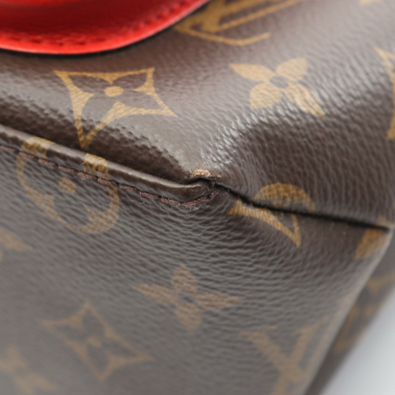 路易威登 Marignan 斜背包 手提包 M44286 Monogram Coquelicot 二手 女士-8