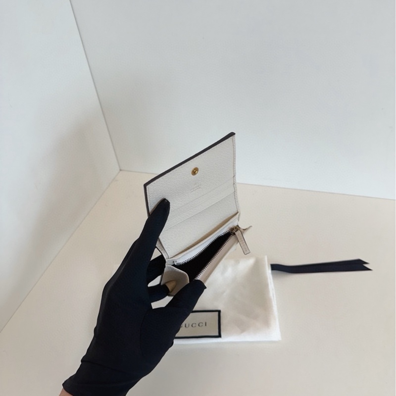 【98新未使用品🆕】Gucci  小蜜蜂老花短款錢包 卡包-6