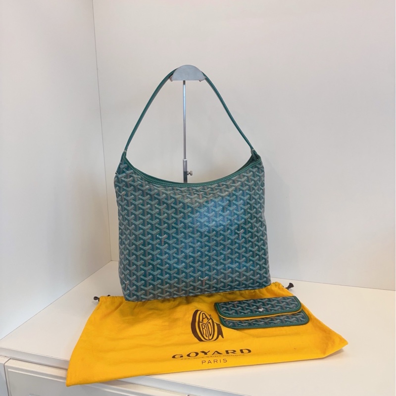 【閒置🆕】Goyard Boheme Hobo 綠色 子母腋下購物袋-1