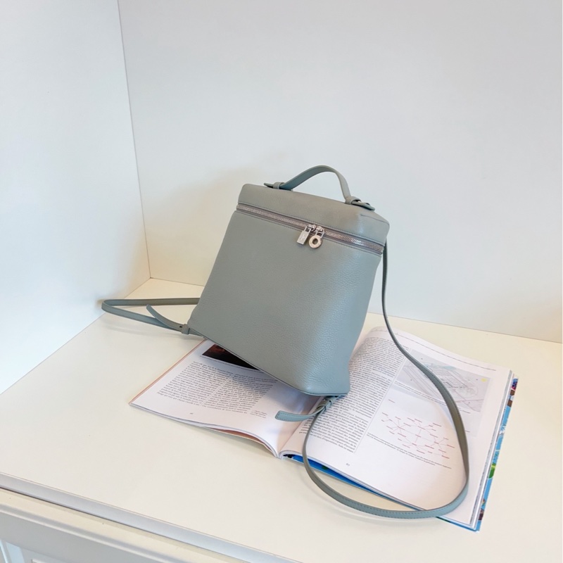 【98新🆕】Loro Piana  Extra Pocket L23.5 LP 飯盒雙肩包 小號 small桉樹綠-2