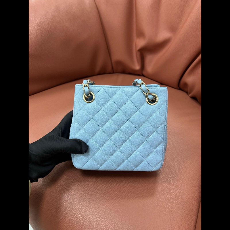 Chanel baby blue mini tote-2