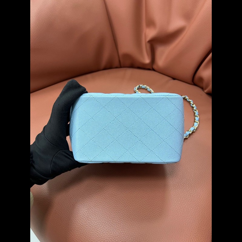 Chanel baby blue mini tote-3