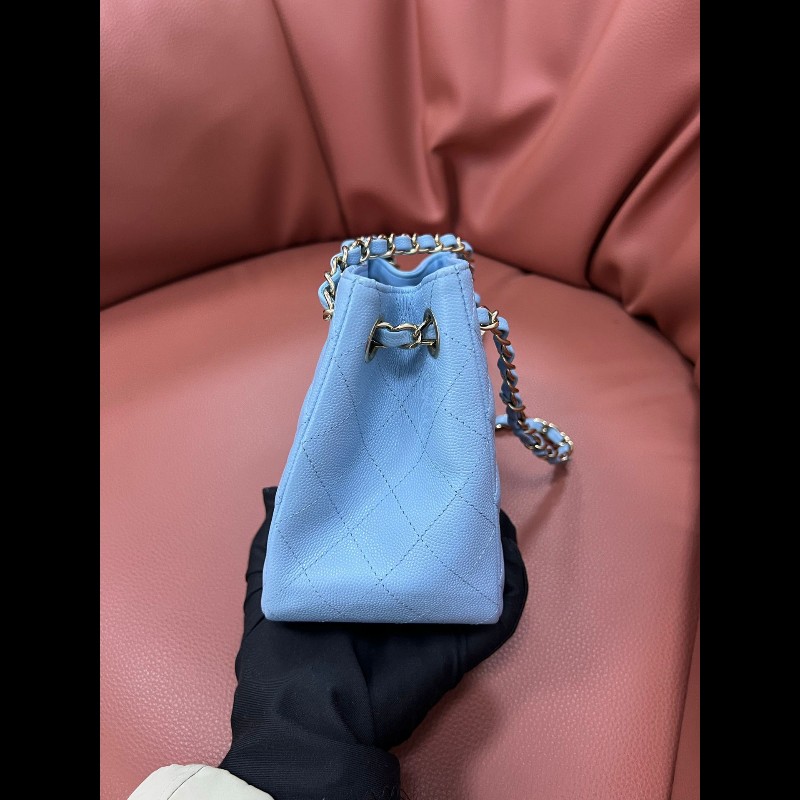 Chanel baby blue mini tote-4