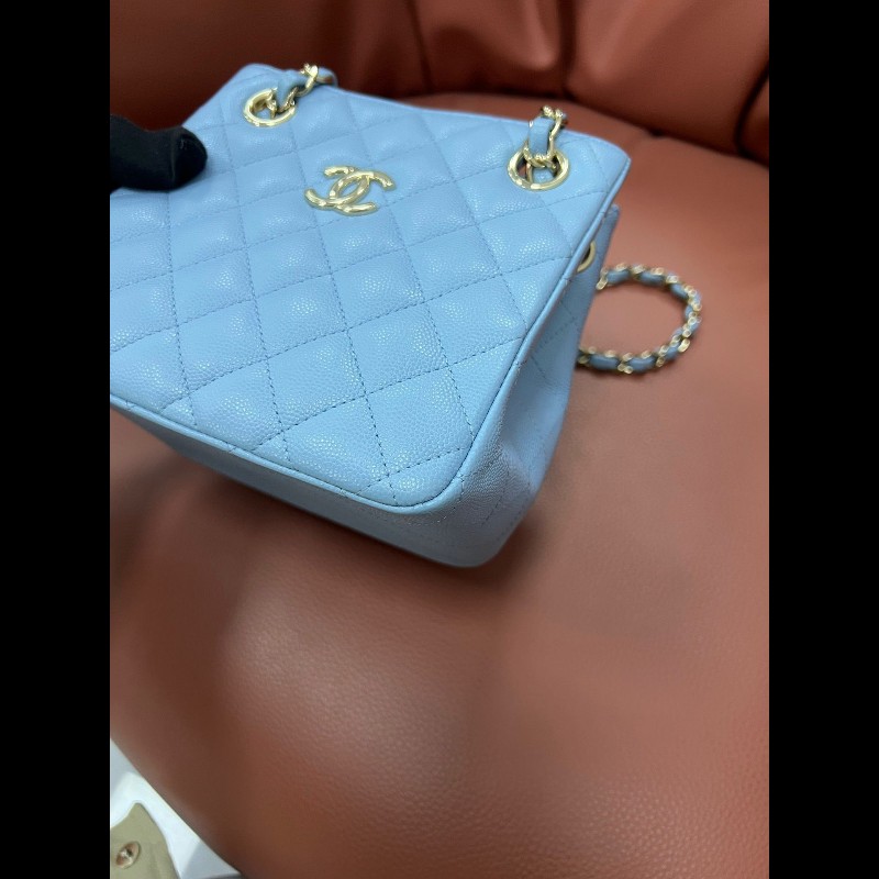 Chanel baby blue mini tote-10