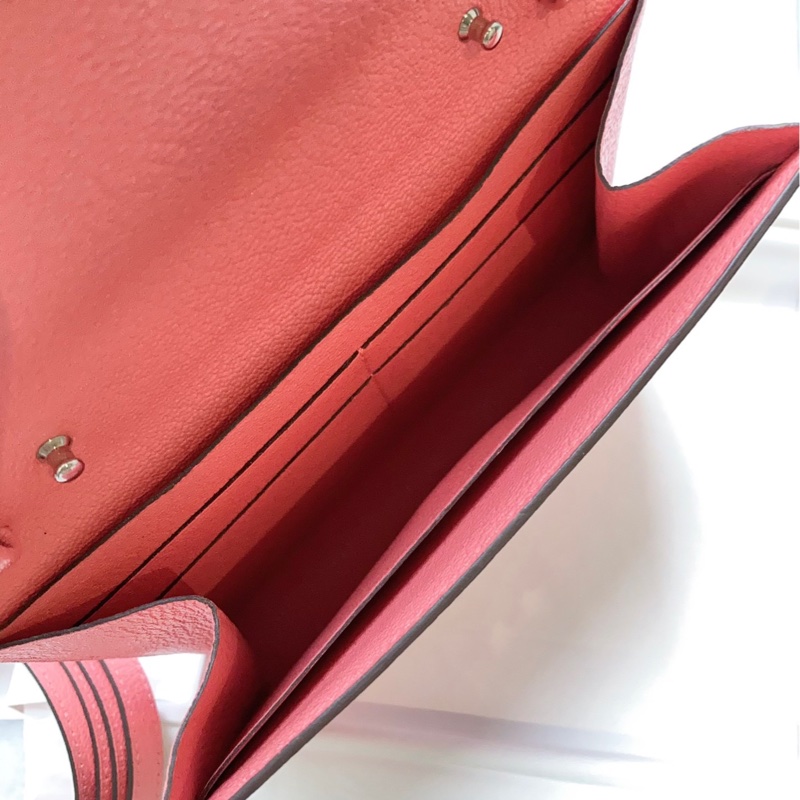 【近新閒置品】愛馬仕 Hermes clic16 D刻 單肩斜挎包山羊皮 k4夏日粉-8