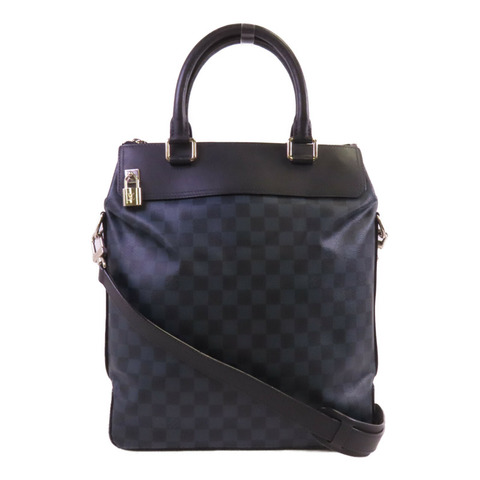LOUIS VUITTON Damier Cobalt Greenwich手挽肩背兩用袋