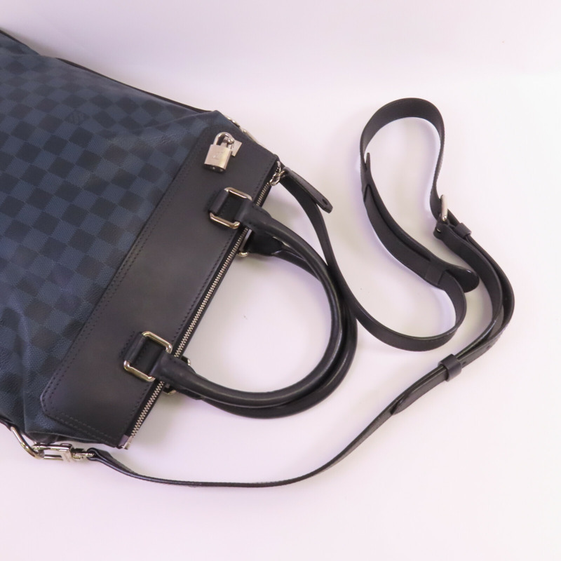 LOUIS VUITTON Damier Cobalt Greenwich手挽肩背兩用袋-4