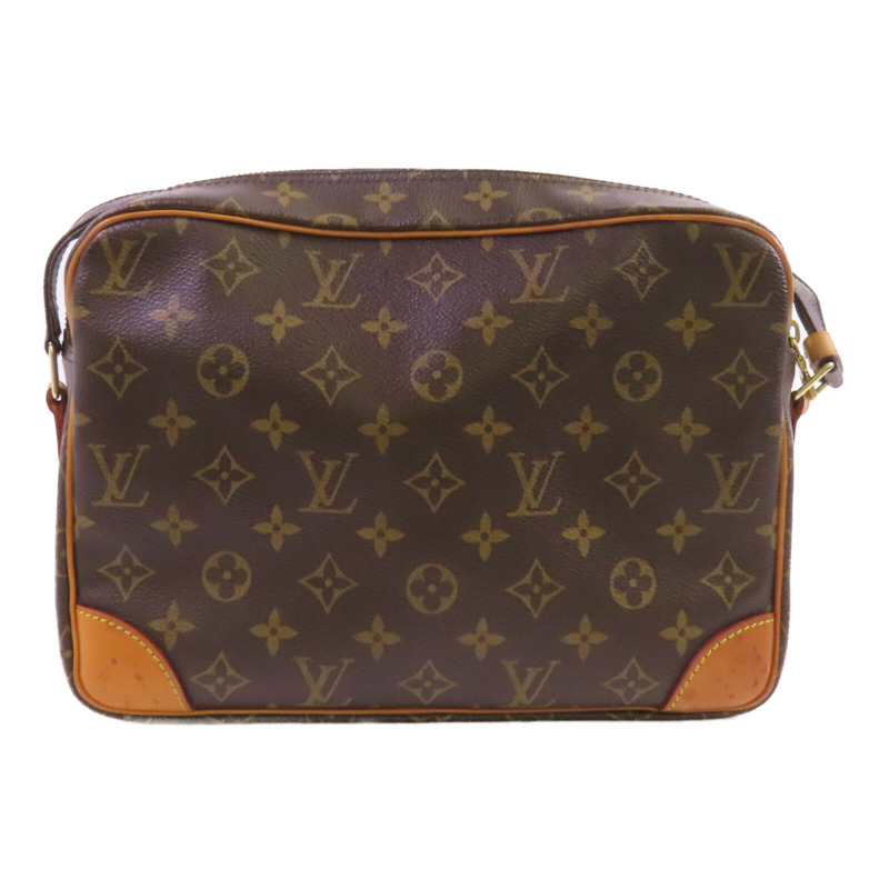 LOUIS VUITTON Monogram Nile金扣肩背袋-1