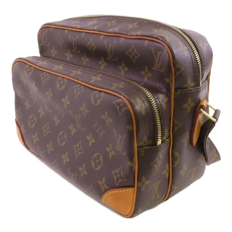 LOUIS VUITTON Monogram Nile金扣肩背袋-2