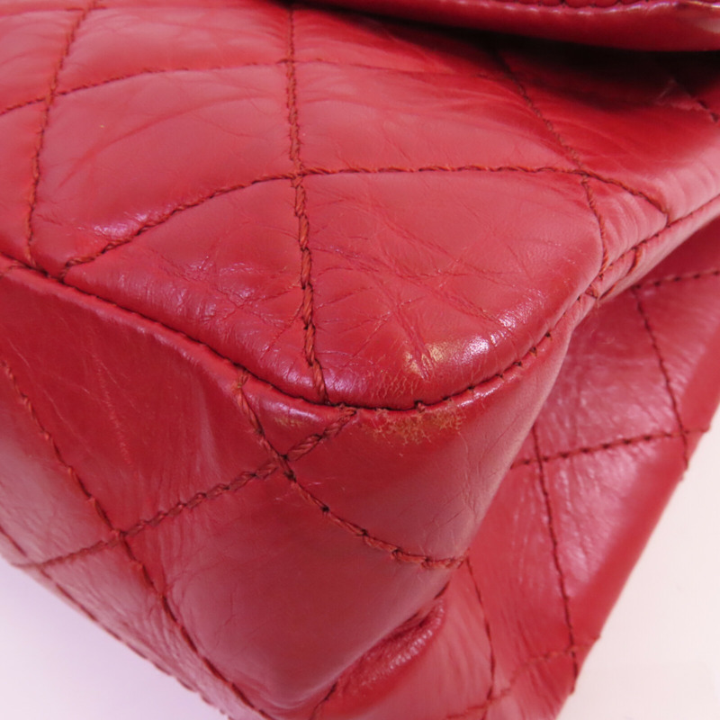 CHANEL 牛皮皮革2.55 Large銀扣鏈帶肩背袋-6