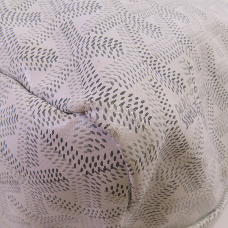 GOYARD 塗層帆布Boheme Hobo銀扣肩背袋-6