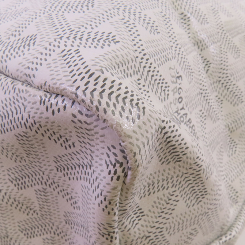 GOYARD 塗層帆布Boheme Hobo銀扣肩背袋-8