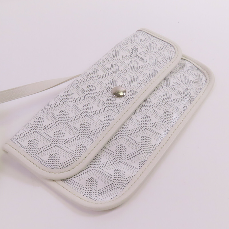 GOYARD 塗層帆布Boheme Hobo銀扣肩背袋-9