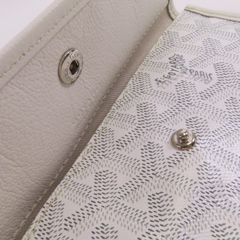 GOYARD 塗層帆布Boheme Hobo銀扣肩背袋-10