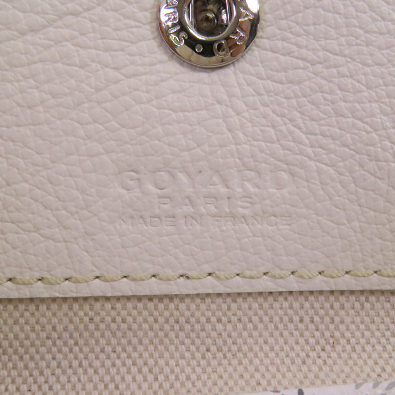 GOYARD 塗層帆布Boheme Hobo銀扣肩背袋-11