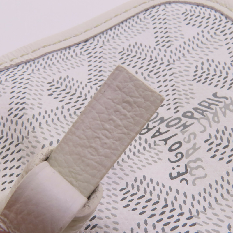 GOYARD 塗層帆布Boheme Hobo銀扣肩背袋-12