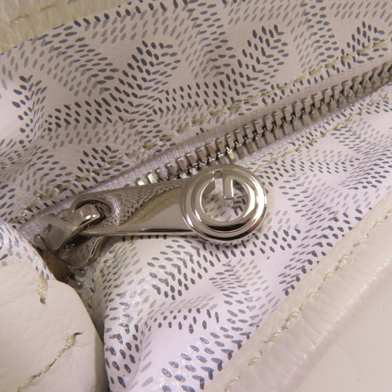 GOYARD 塗層帆布Boheme Hobo銀扣肩背袋-15