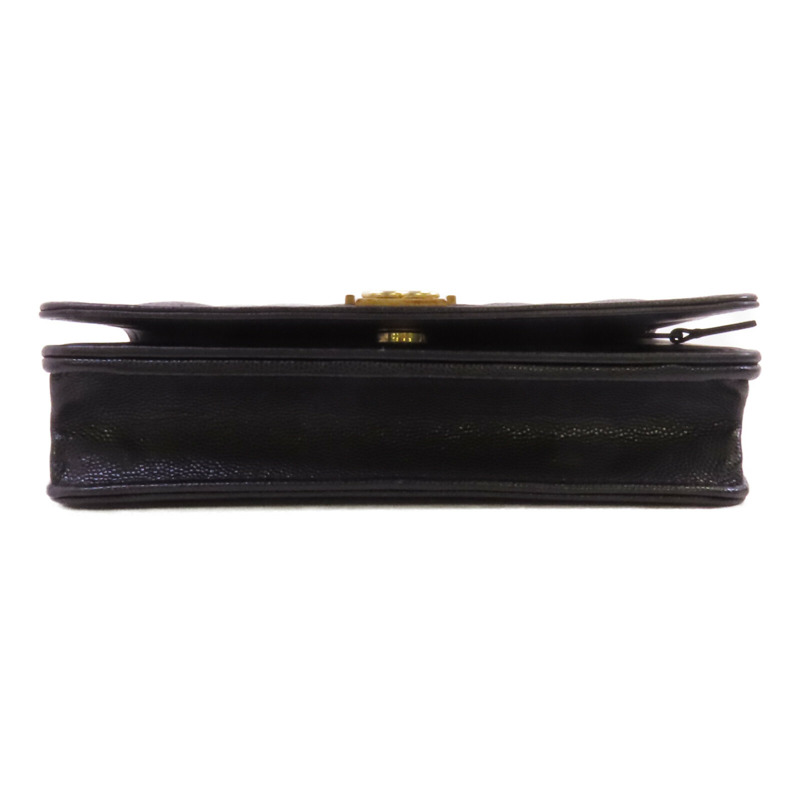 CHANEL 牛皮皮革Boy WOC Wallet On Chain金扣鏈帶肩背袋-3