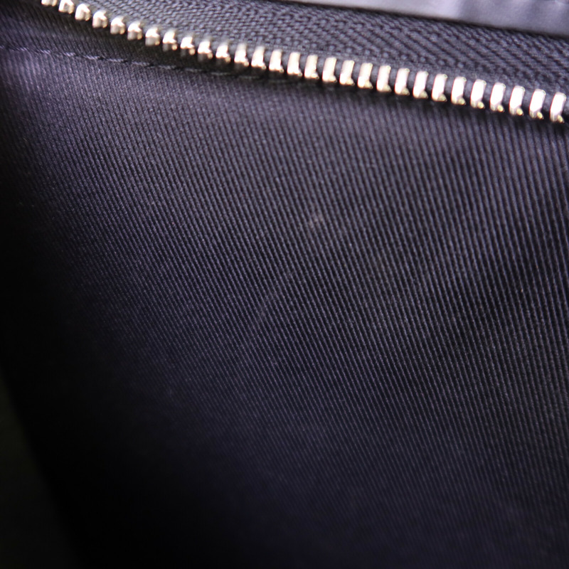 LOUIS VUITTON Damier Graphite Pochette Voyage銀扣手拿包-13