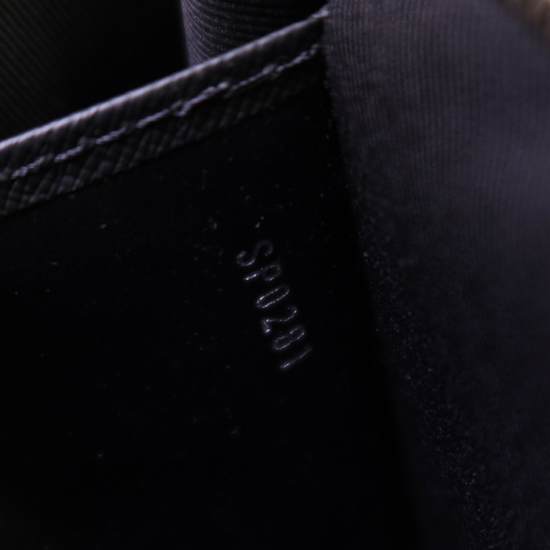 LOUIS VUITTON Damier Graphite Pochette Voyage銀扣手拿包-14