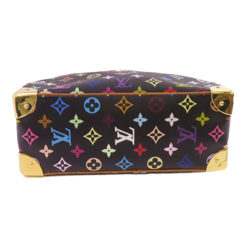 LOUIS VUITTON Monogram Multicolor Trouville金扣手挽袋-3