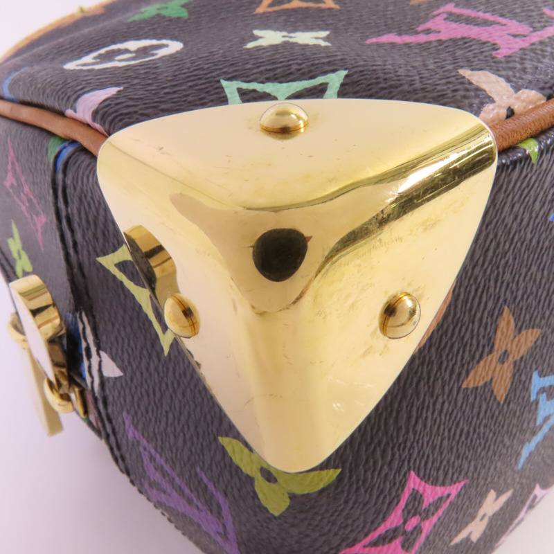 LOUIS VUITTON Monogram Multicolor Trouville金扣手挽袋-5