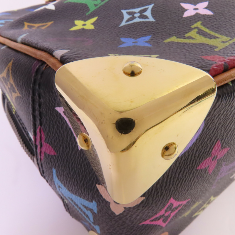 LOUIS VUITTON Monogram Multicolor Trouville金扣手挽袋-7