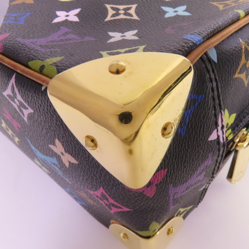 LOUIS VUITTON Monogram Multicolor Trouville金扣手挽袋-8