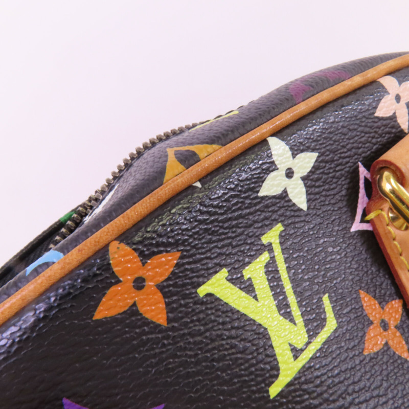 LOUIS VUITTON Monogram Multicolor Trouville金扣手挽袋-15