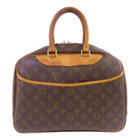 LOUIS VUITTON Monogram Deauville金扣手挽袋