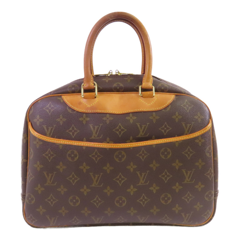 LOUIS VUITTON Monogram Deauville金扣手挽袋-0