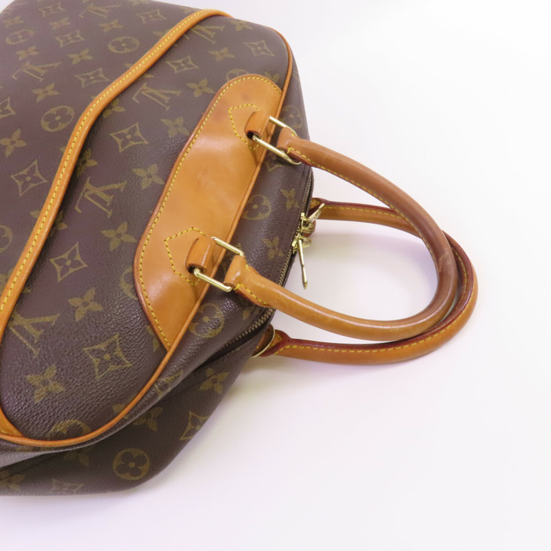 LOUIS VUITTON Monogram Deauville金扣手挽袋-5